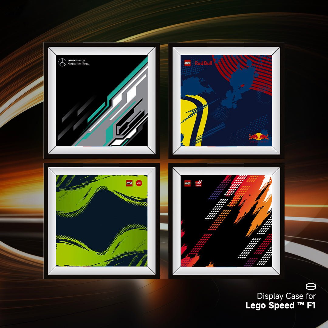lego f1 minifig display case