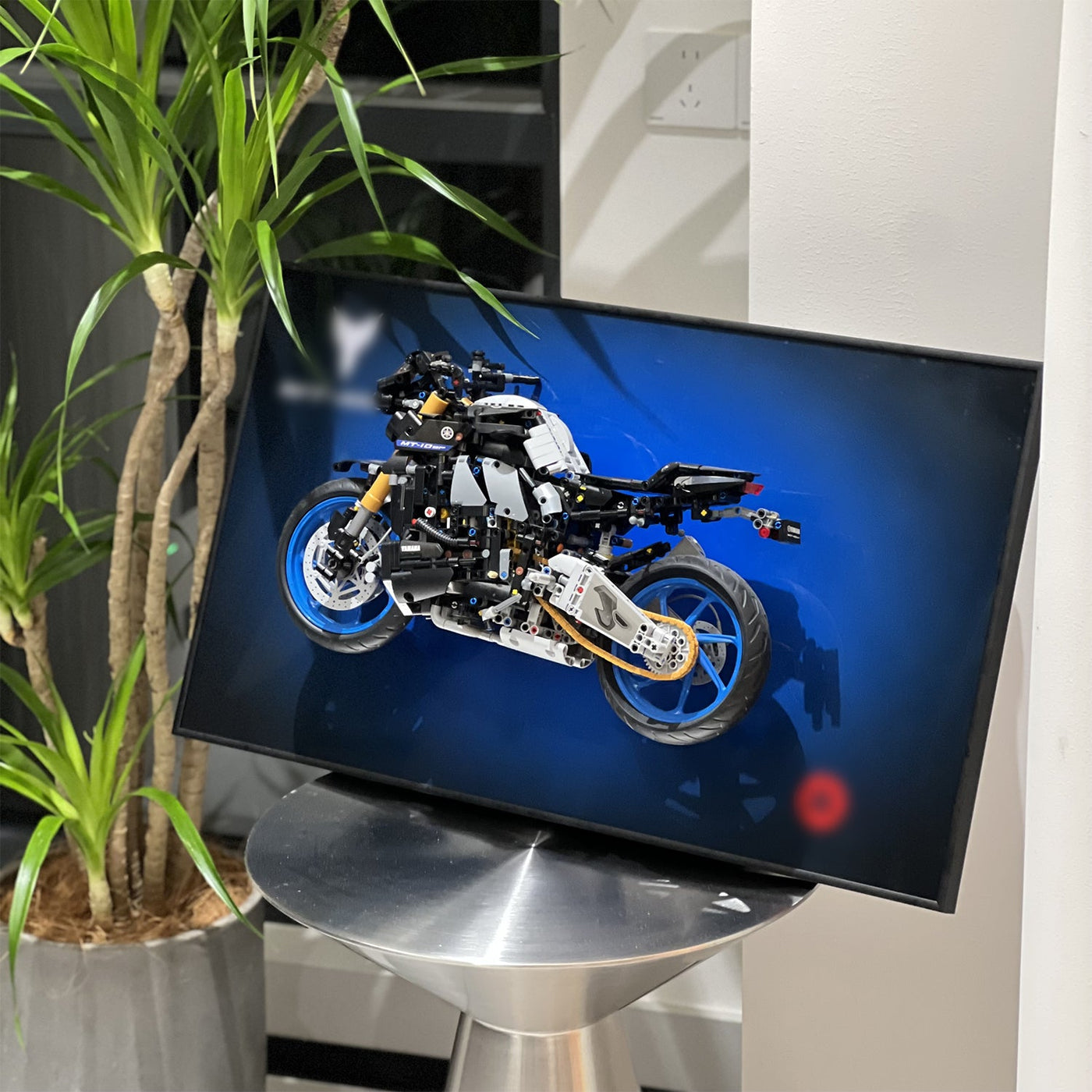 lego-Yamaha MT-10 SP Display Frame for Lego Motorcycle Model-collectors-uk