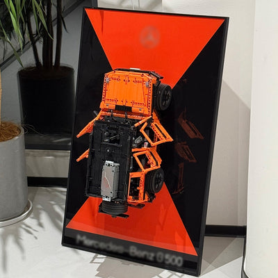 lego-Wall Display Frame for Lego Mercedes-Benz G 500-collectors-uk