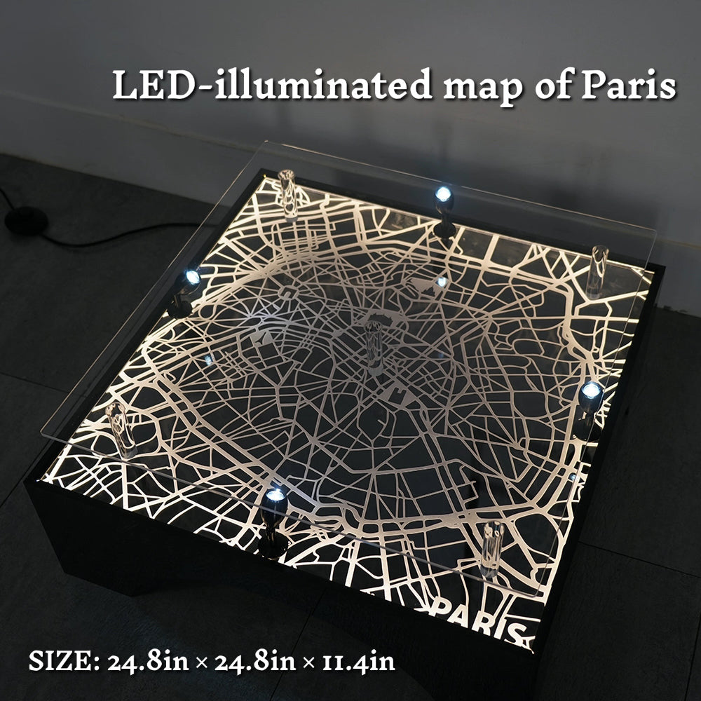 lego-LEGO® 10307 Eiffel Tower Floating Stand with LED Lights & Paris City Map-collectors-uk