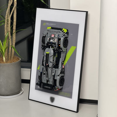 lego-Display Frame for Lego Peugeot 42156-collectors-uk