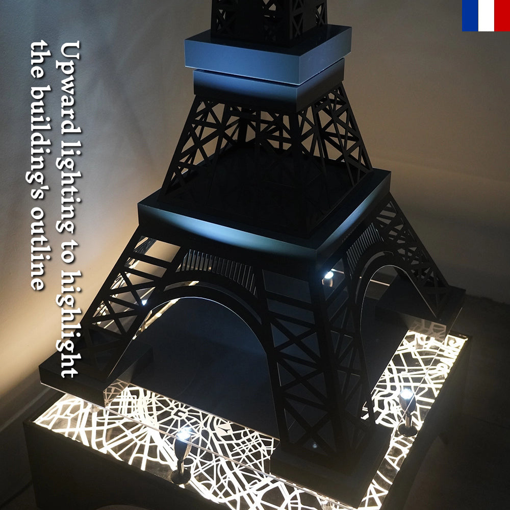 lego-LEGO® 10307 Eiffel Tower Floating Stand with LED Lights & Paris City Map-collectors-uk