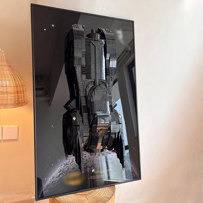 lego-Wall Frame for Lego 1989 Batmobile Display-collectors-uk