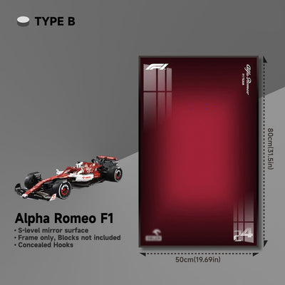 lego-Premium Wall Display Frame for LEGO® Technic™ Alfa Romeo F1 Car-collectors-uk