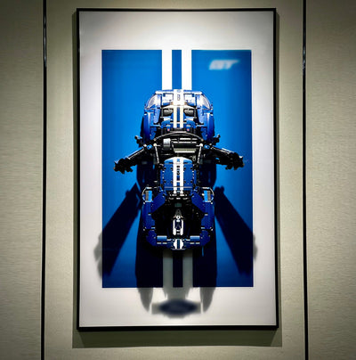 lego-Premium Wall Mount Display Frame for LEGO® Technic™ Ford GT 42154-collectors-uk