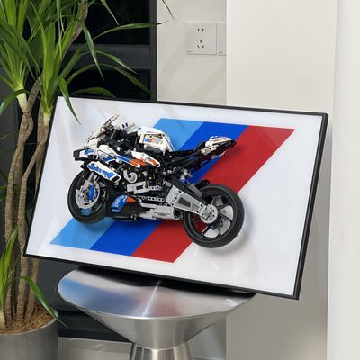 lego-BMW M 1000 RR Display Frame for Lego 42130 Motorcycle-collectors-uk