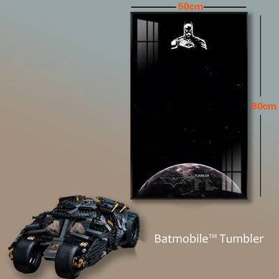 lego-Wall Display Frame for Lego Batmobile Tumbler-collectors-uk
