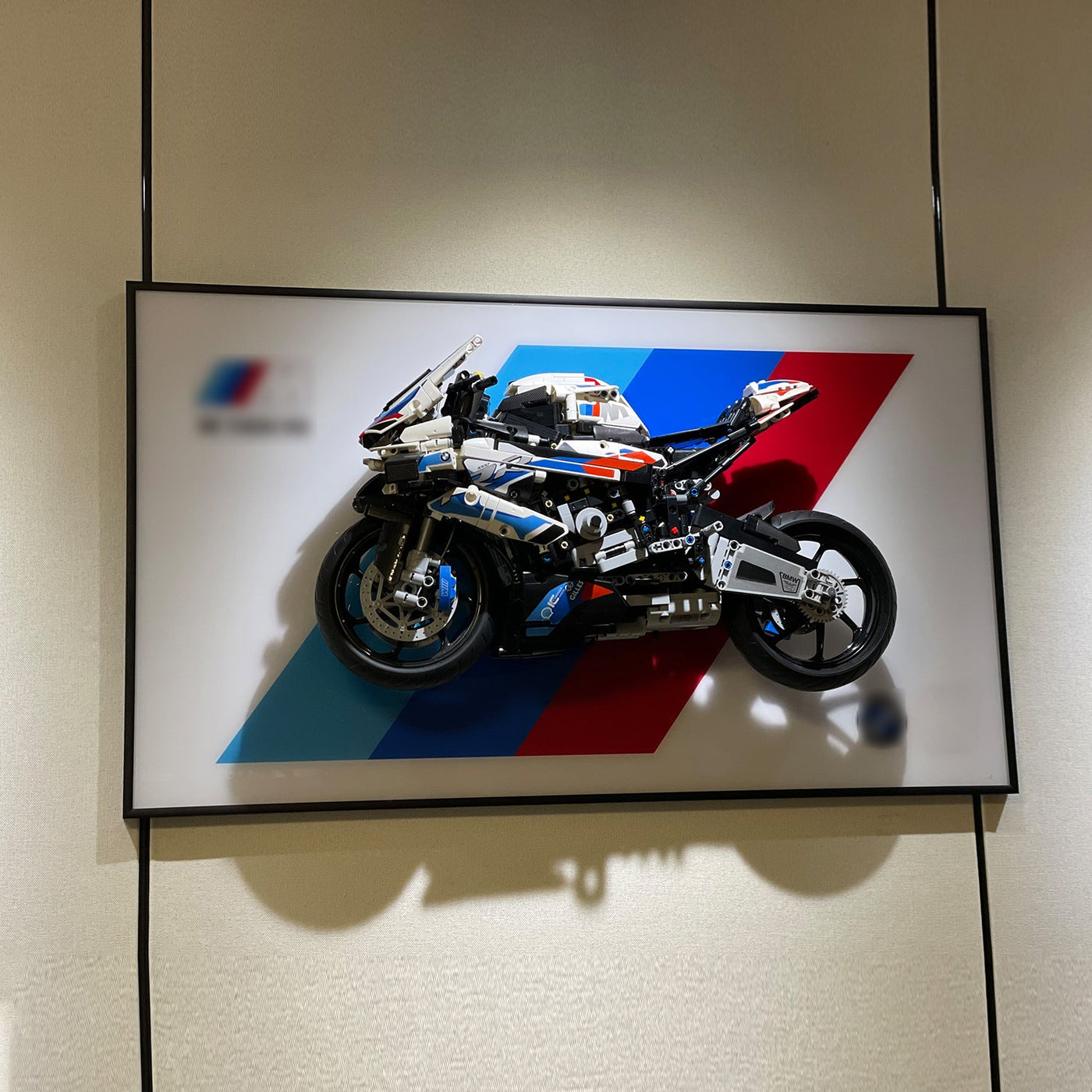 lego-BMW M 1000 RR Display Frame for Lego 42130 Motorcycle-collectors-uk