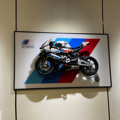 lego-BMW M 1000 RR Display Frame for Lego 42130 Motorcycle-collectors-uk