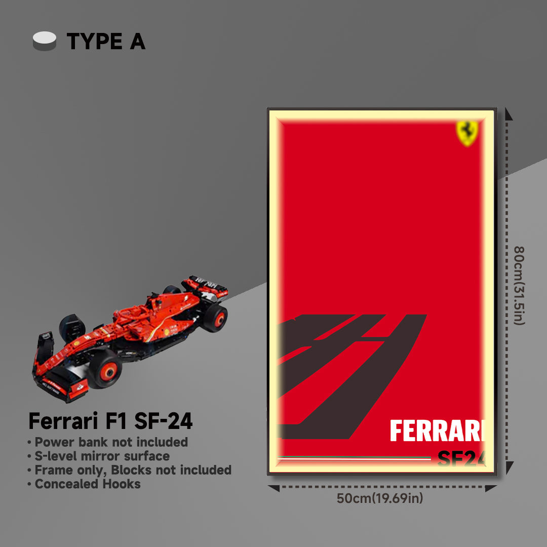 lego-Premium Acrylic Wall Display Frame for LEGO® Ferrari F1 SF-24-collectors-uk