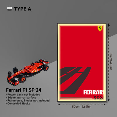 lego-Premium Acrylic Wall Display Frame for LEGO® Ferrari F1 SF-24-collectors-uk