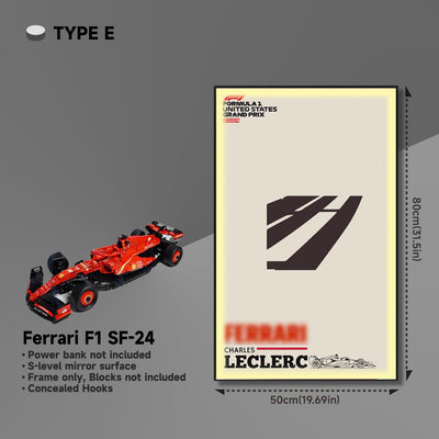 lego-Premium Acrylic Wall Display Frame for LEGO® Ferrari F1 SF-24-collectors-uk