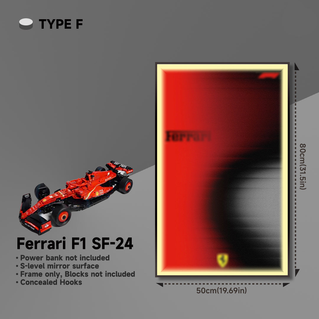 lego-Premium Acrylic Wall Display Frame for LEGO® Ferrari F1 SF-24-collectors-uk