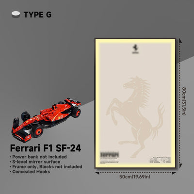 lego-Premium Acrylic Wall Display Frame for LEGO® Ferrari F1 SF-24-collectors-uk
