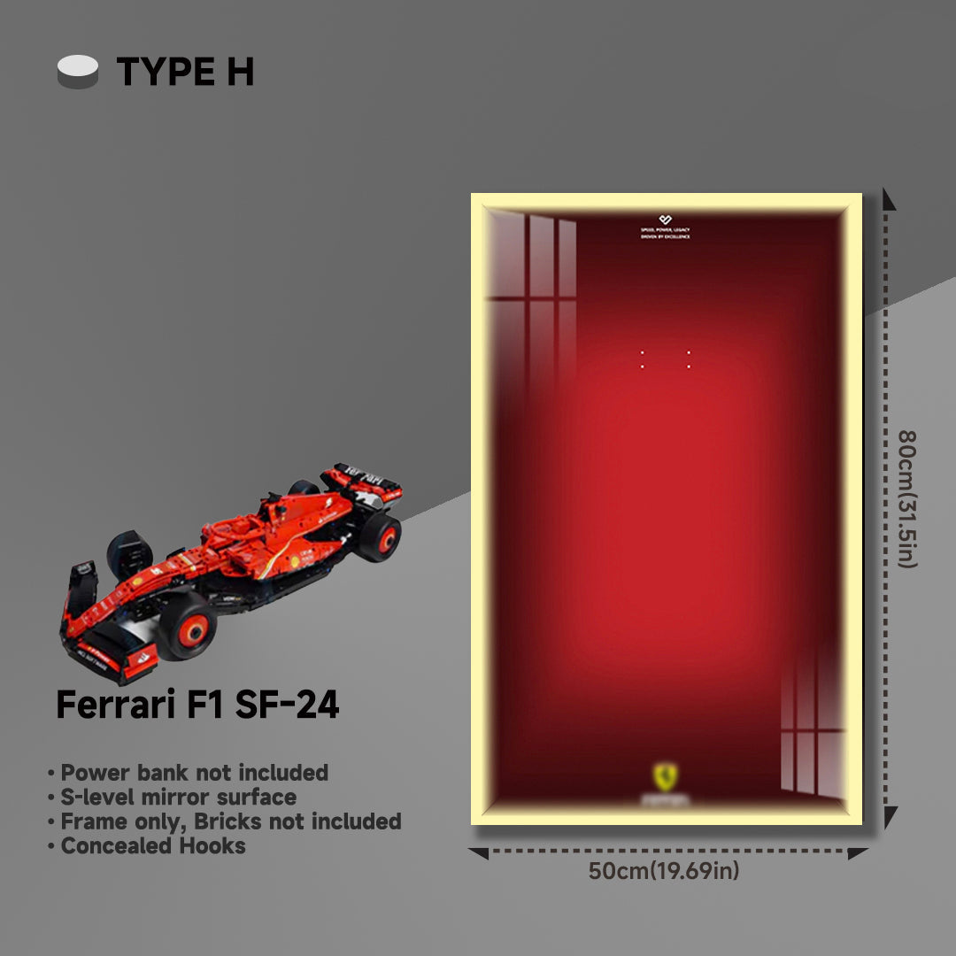 lego-Premium Acrylic Wall Display Frame for LEGO® Ferrari F1 SF-24-collectors-uk