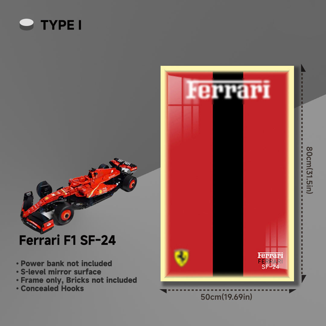 lego-Premium Acrylic Wall Display Frame for LEGO® Ferrari F1 SF-24-collectors-uk