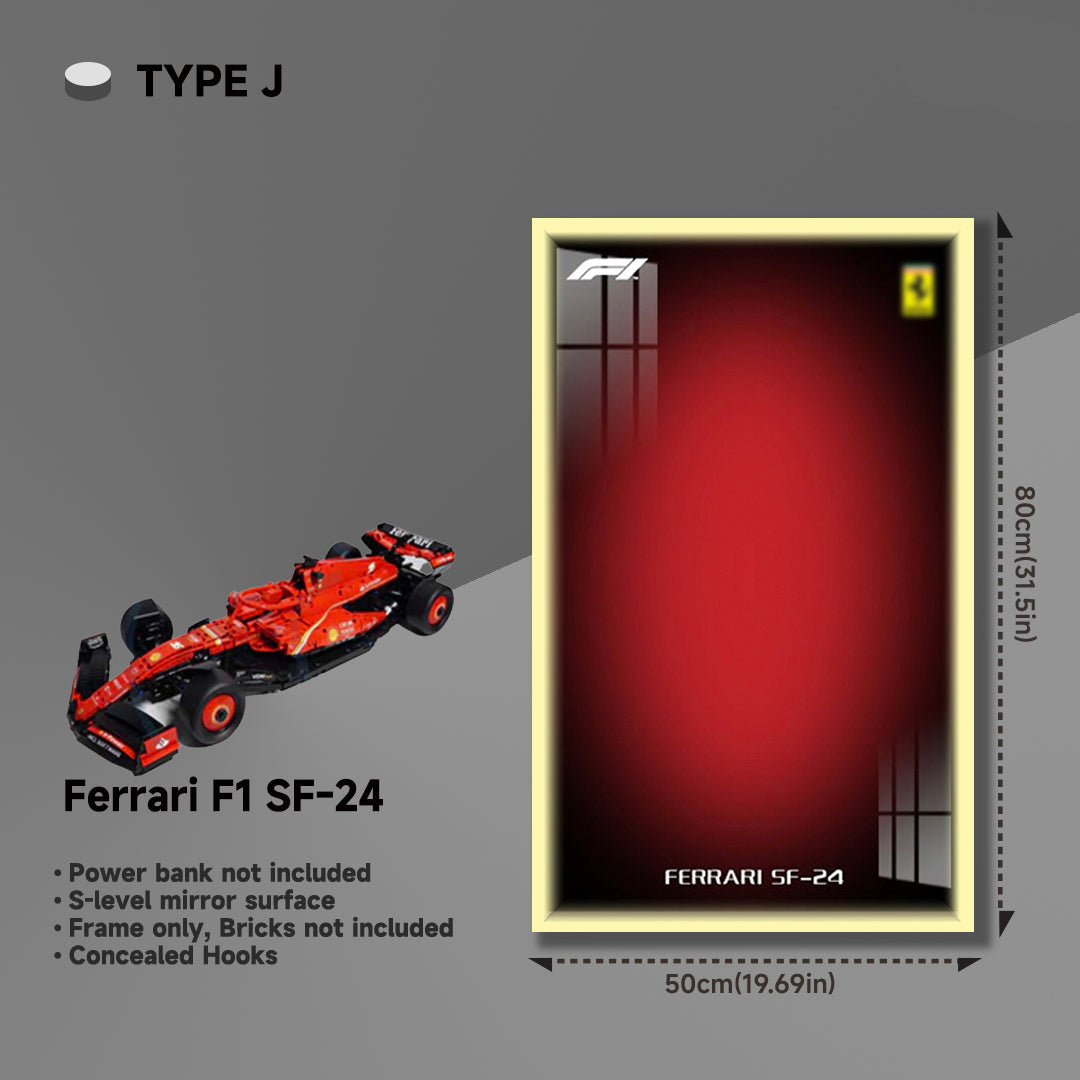 lego-Premium Acrylic Wall Display Frame for LEGO® Ferrari F1 SF-24-collectors-uk
