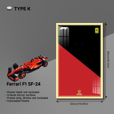 lego-Premium Acrylic Wall Display Frame for LEGO® Ferrari F1 SF-24-collectors-uk