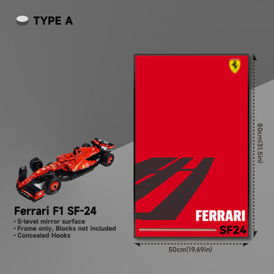 lego-Premium Acrylic Wall Display Frame for LEGO® Ferrari F1 SF-24-collectors-uk