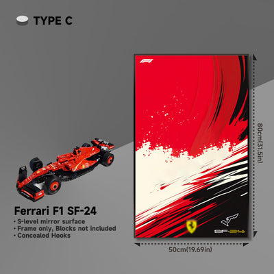lego-Premium Acrylic Wall Display Frame for LEGO® Ferrari F1 SF-24-collectors-uk