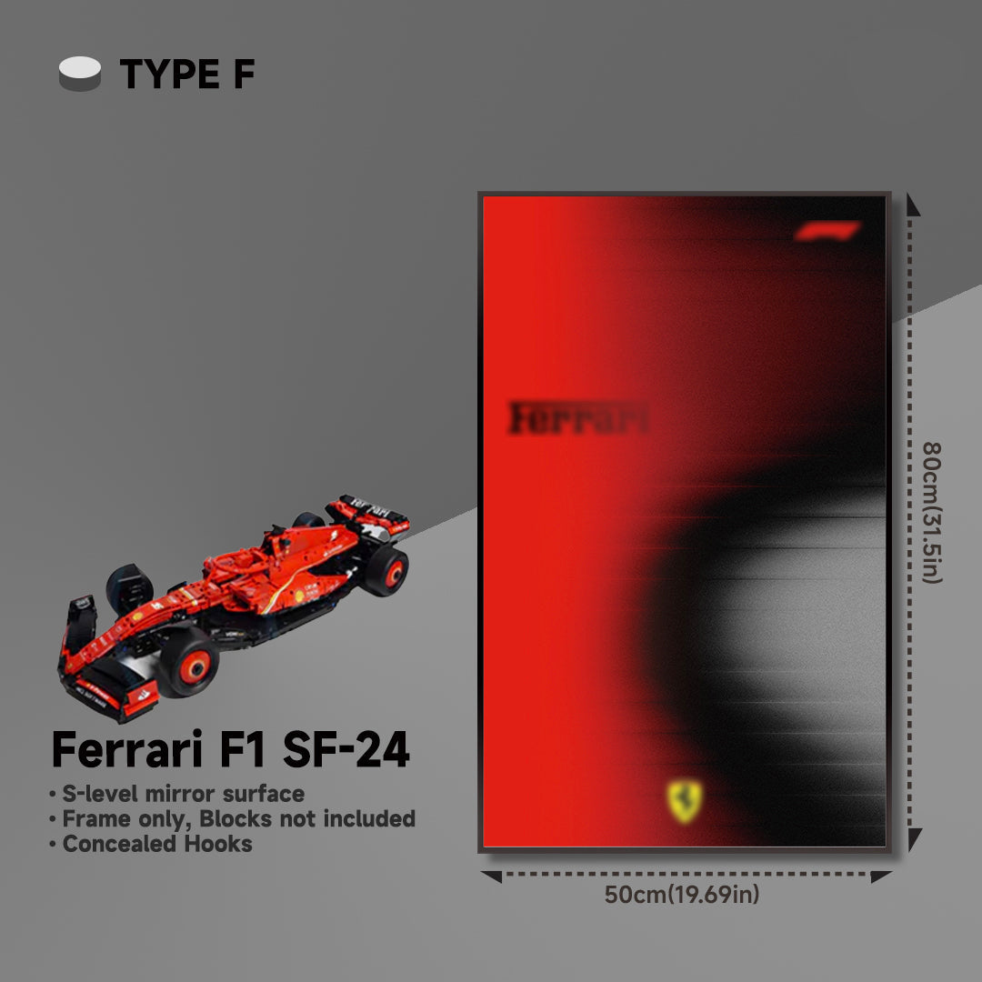 lego-Premium Acrylic Wall Display Frame for LEGO® Ferrari F1 SF-24-collectors-uk