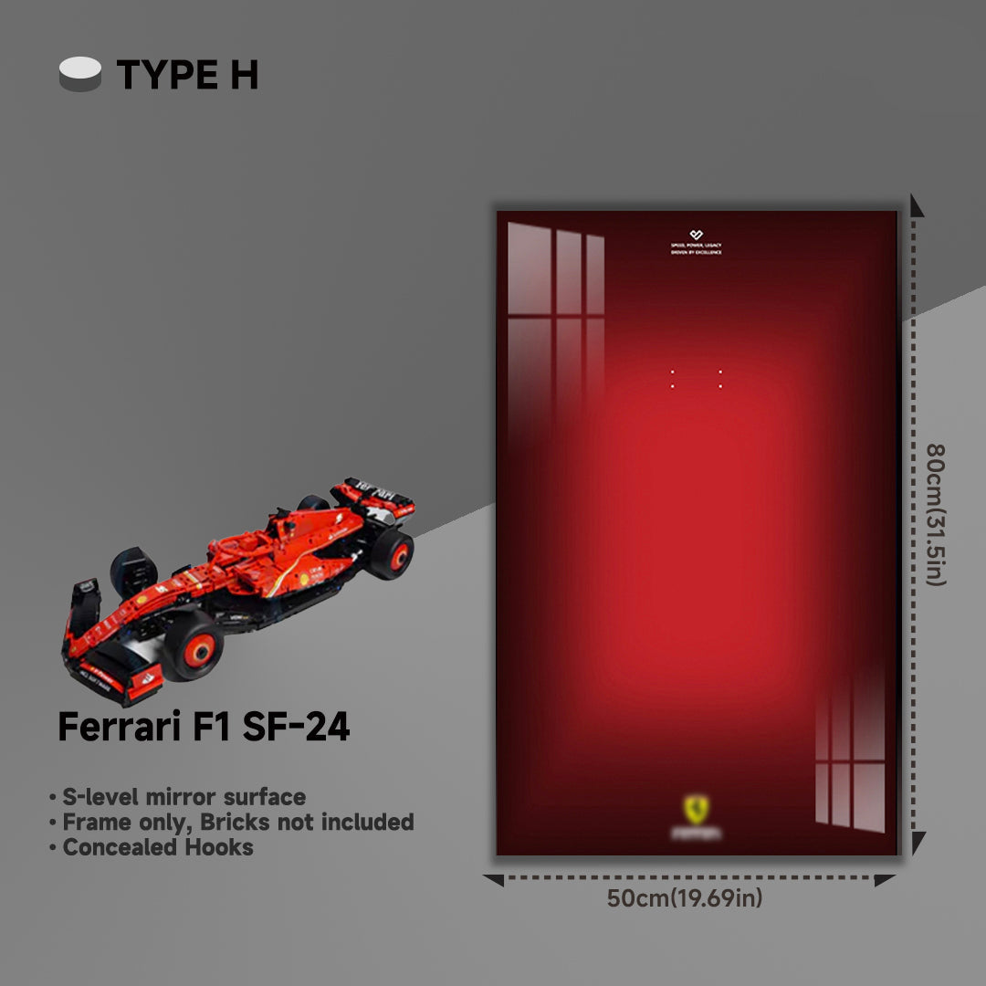 lego-Premium Acrylic Wall Display Frame for LEGO® Ferrari F1 SF-24-collectors-uk