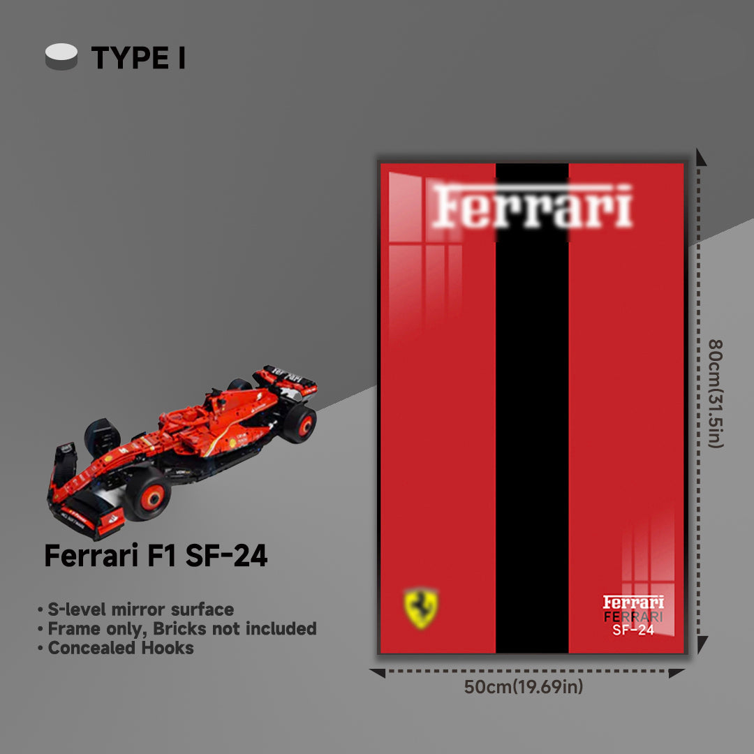 lego-Premium Acrylic Wall Display Frame for LEGO® Ferrari F1 SF-24-collectors-uk