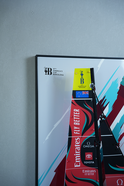 lego-Wall Frame Display for Lego Emirates Team New Zealand Boat-collectors-uk