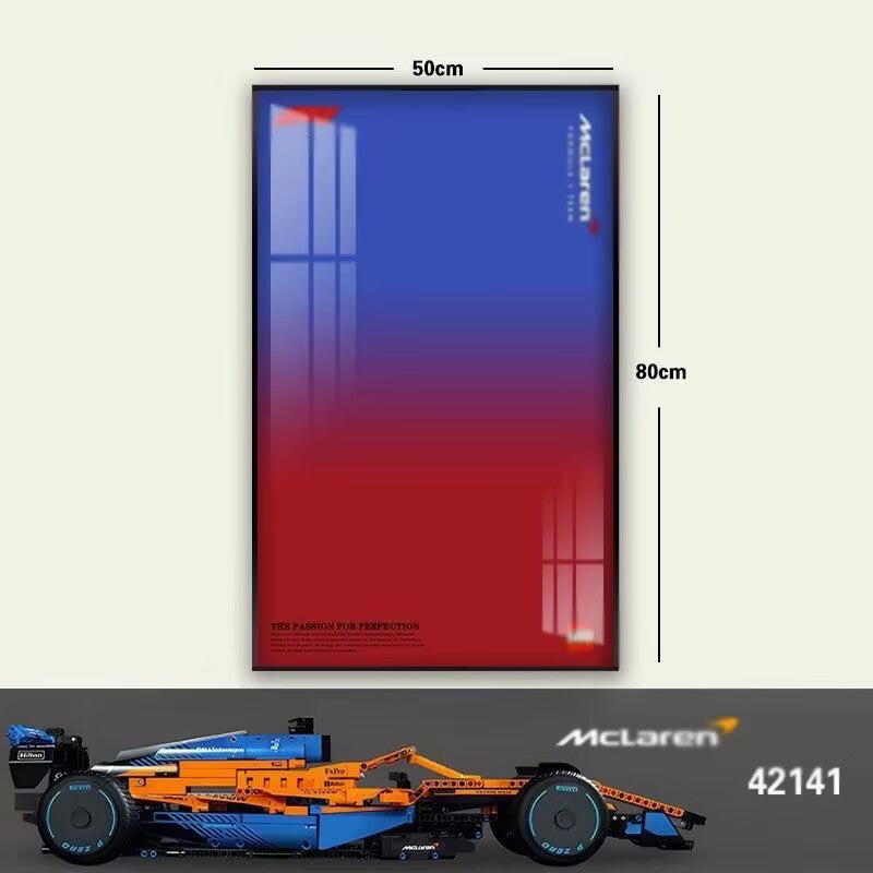 lego-Premium Wall Display for LEGO® Technic McLaren F1-collectors-uk