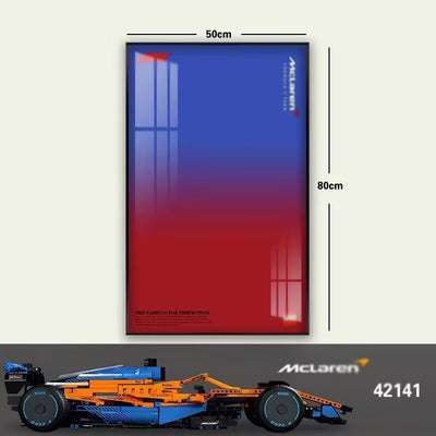 lego-Premium Wall Display for LEGO® Technic McLaren F1-collectors-uk