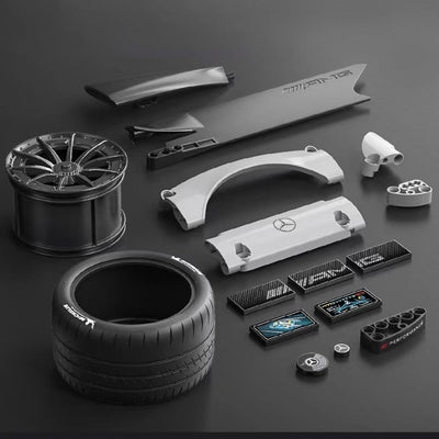 lego-MOC Mercedes-AMG ONE Supercar Building Set-collectors-uk
