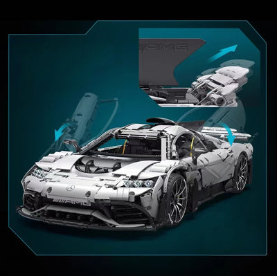 lego-MOC Mercedes-AMG ONE Supercar Building Set-collectors-uk