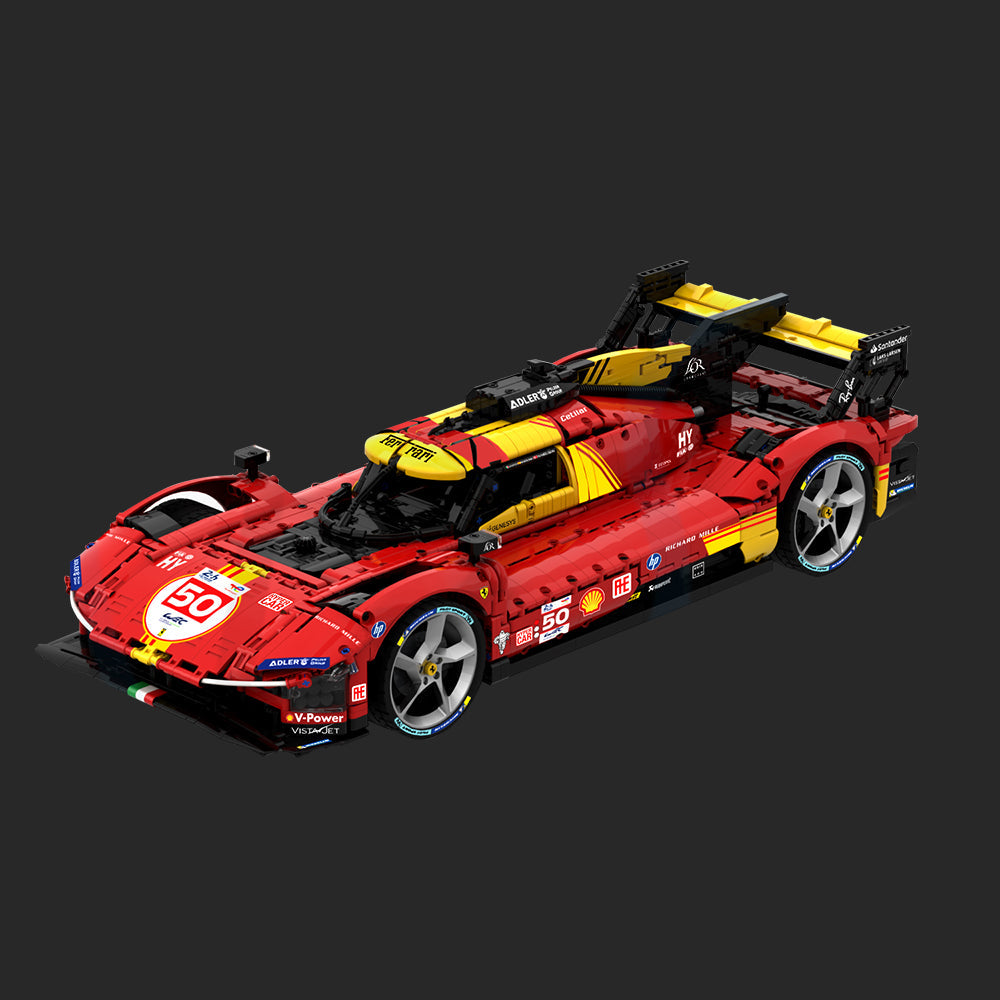lego-MOC Ferrari 499P Le Mans Hypercar Building Kit-collectors-uk