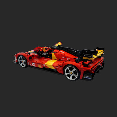 lego-MOC Ferrari 499P Le Mans Hypercar Building Kit-collectors-uk