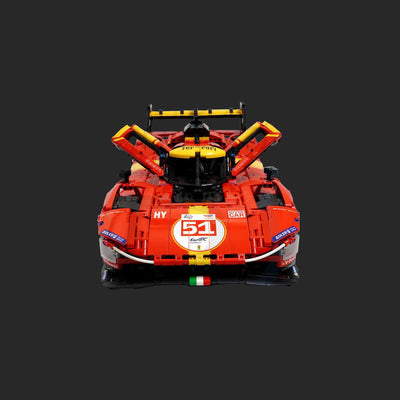 lego-MOC Ferrari 499P Le Mans Hypercar Building Kit-collectors-uk