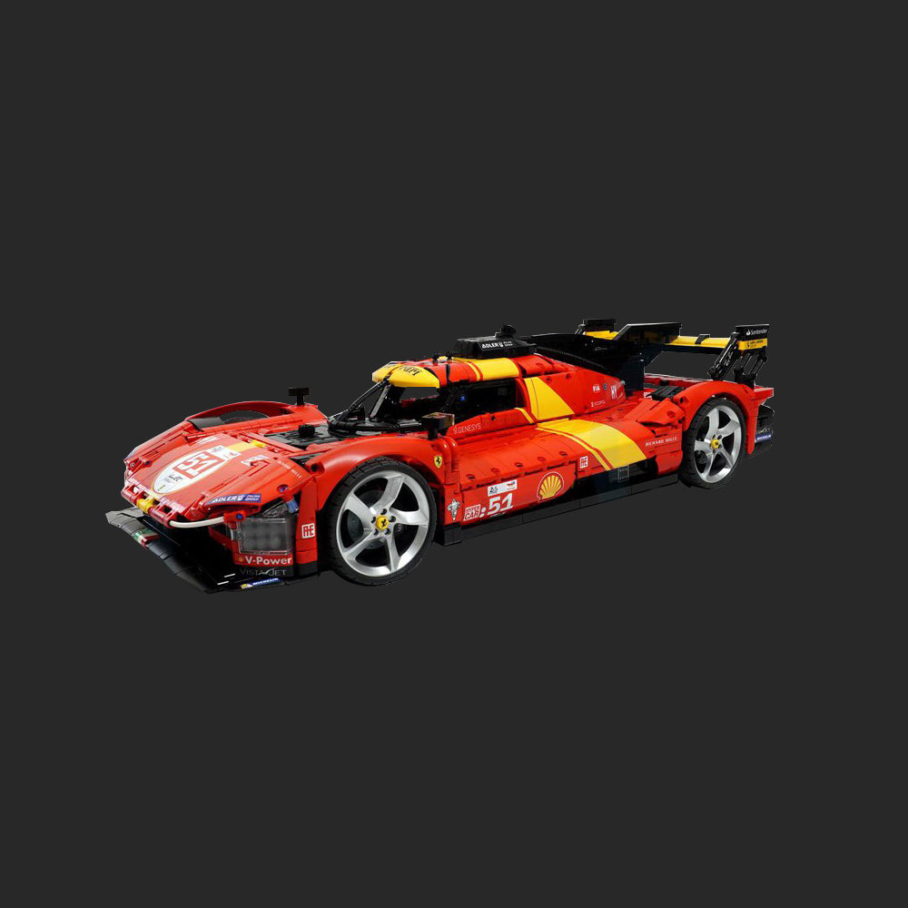 lego-MOC Ferrari 499P Le Mans Hypercar Building Kit-collectors-uk