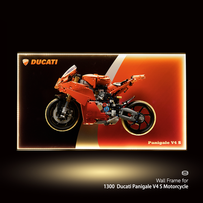 lego-Wall Display Frame for Lego 42107 Ducati Panigale V4 S-collectors-uk