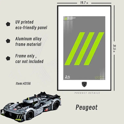 lego-LED Wall Display Frame for LEGO® Peugeot 42156-collectors-uk