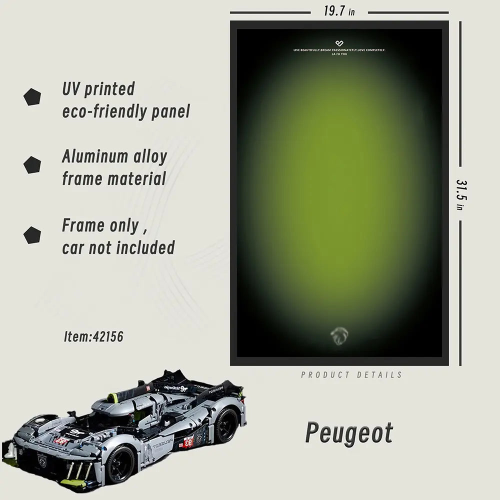 lego-LED Wall Display Frame for LEGO® Peugeot 42156-collectors-uk