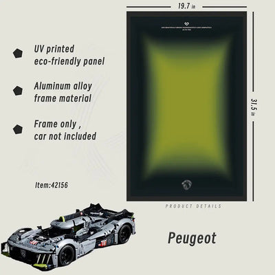 lego-LED Wall Display Frame for LEGO® Peugeot 42156-collectors-uk