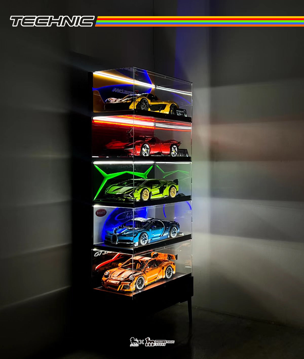 lego-Acrylic Display Case for LEGO Bugatti Chiron-collectors-uk
