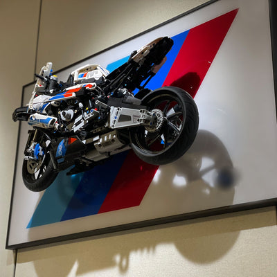 lego-BMW M 1000 RR Display Frame for Lego 42130 Motorcycle-collectors-uk