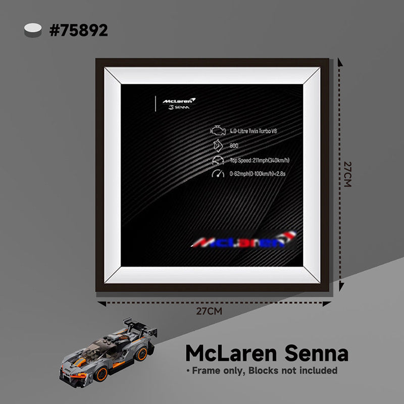 lego-Showcase Your LEGO® Speed Champions Supercars – Wall Display Box-collectors-uk