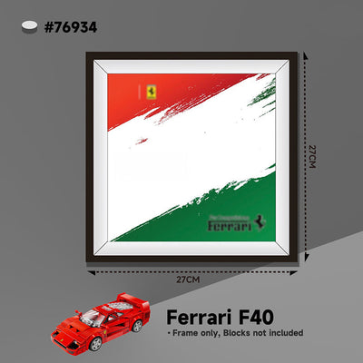 lego-Showcase Your LEGO® Speed Champions Supercars – Wall Display Box-collectors-uk