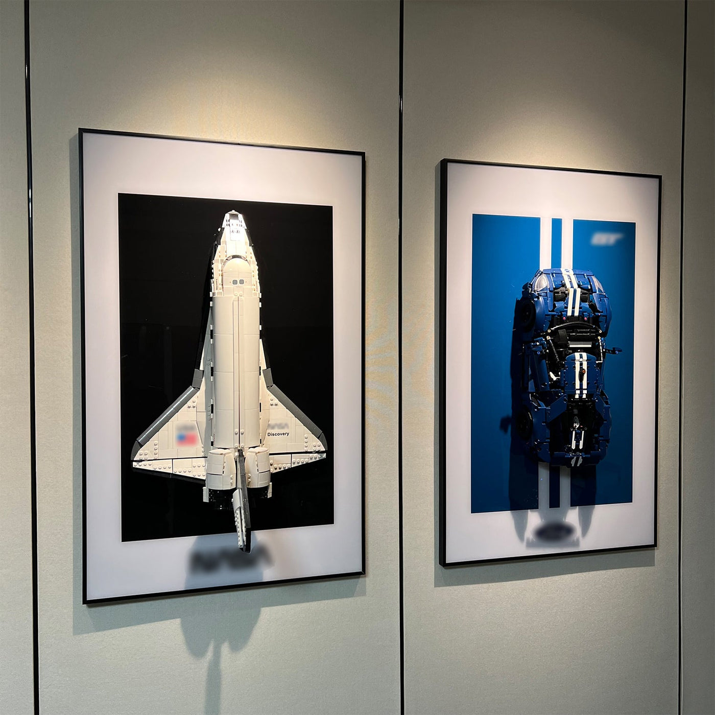 lego-Wall Display Frame for Lego NASA Space Shuttle Discovery 10283-collectors-uk