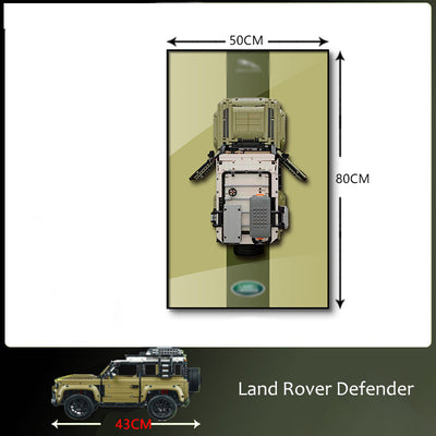 lego-Wall Display Frame for Lego 42110 Land Rover Defender-collectors-uk