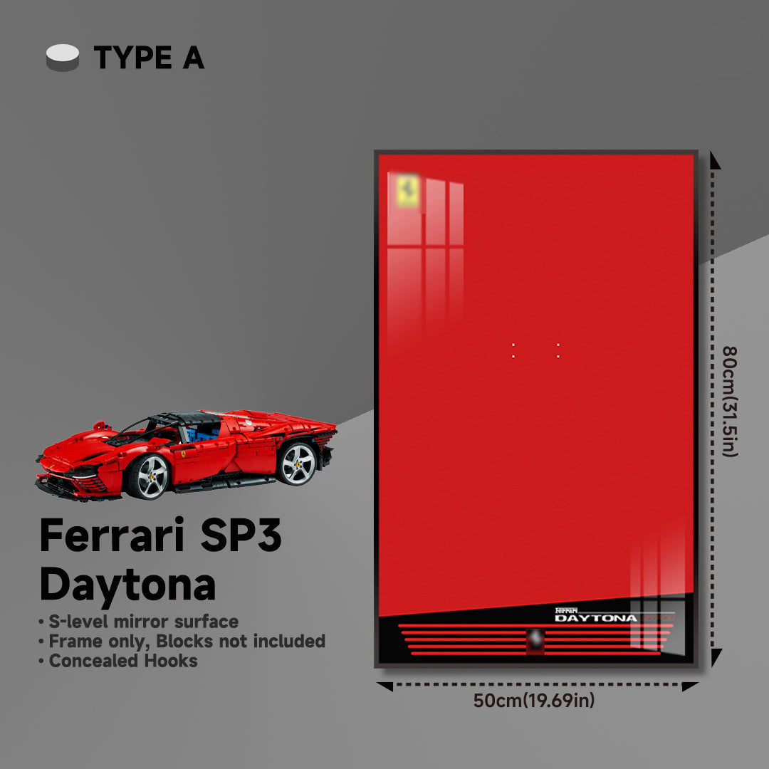 lego-Premium Wall Display Frame for LEGO® Technic™ Ferrari Daytona SP3 42143-collectors-uk