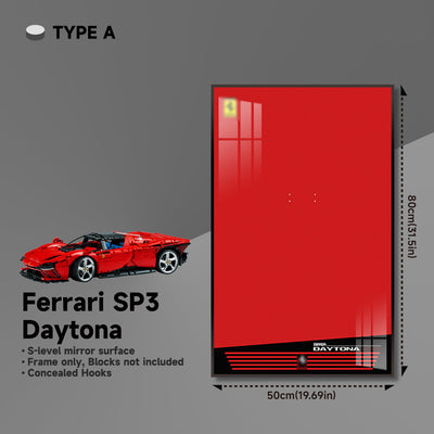 lego-Premium Wall Display Frame for LEGO® Technic™ Ferrari Daytona SP3 42143-collectors-uk