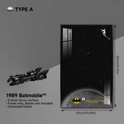lego-Wall Frame for Lego 1989 Batmobile Display-collectors-uk