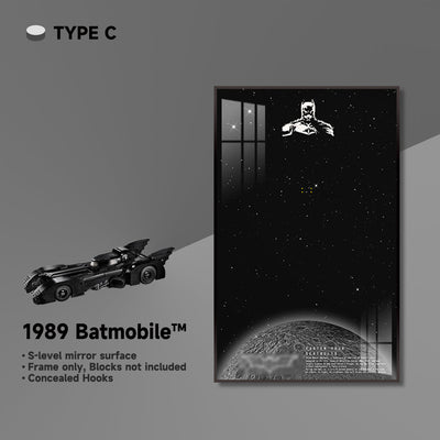 lego-Wall Frame for Lego 1989 Batmobile Display-collectors-uk